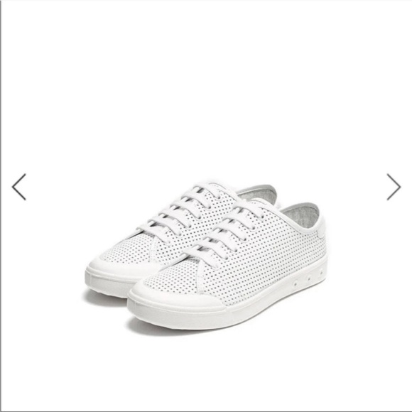rag & bone Shoes - RAG & BONE White Leather Perforated Sneakers brand new never worn